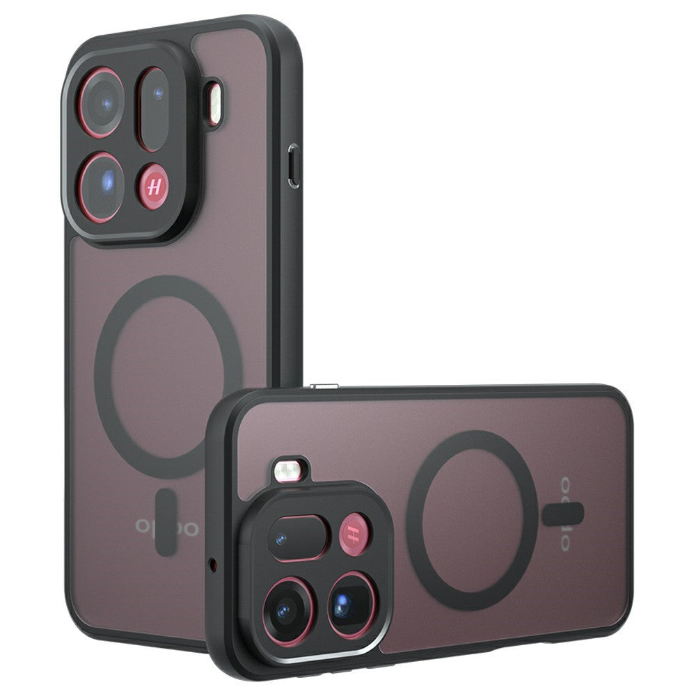 Til Oppo Find X9 Pro 5G Magnetisk Etui TPU + PC Mat Skin Touch Telefoncover