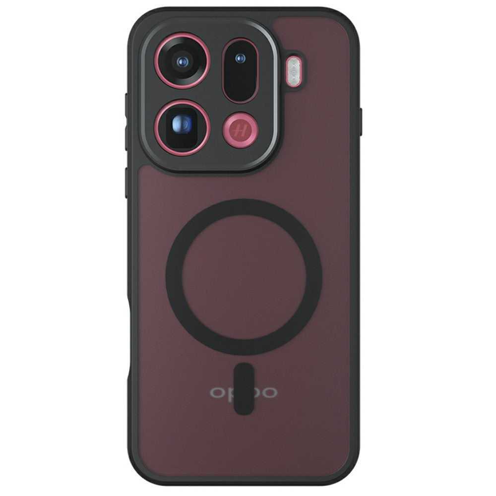 For Oppo Find X9 Pro 5G Magnetic Case TPU + PC Matte Skin Touch Phone Cover