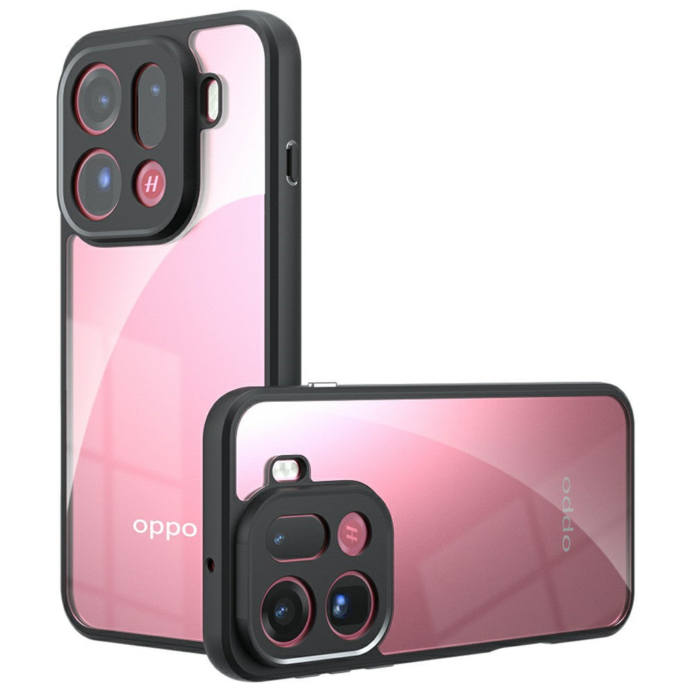 Til Oppo Find X9 Pro 5G Etui TPU + PC Stødsikkert Klart Telefoncover