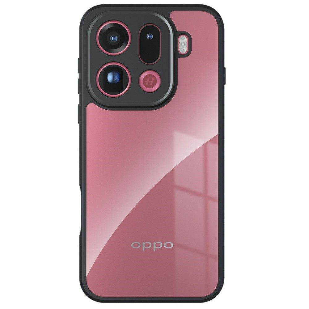 For Oppo Find X9 Pro 5G Case TPU + PC Shockproof Clear Phone Cover