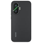 For Xiaomi Poco F7 5G Case Skin-Touch TPU + PC Matte Phone Back Cover, Transparent Black
