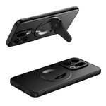 For Oppo Find X9 5G Magnetic Case Hidden Kickstand Skin-Feel Matte PC TPU Phone Back Cover