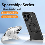 For Oppo Find X9 5G Magnetic Case Hidden Kickstand Skin-Feel Matte PC TPU Phone Back Cover