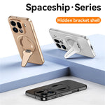 For Oppo Find X9 Pro 5G Magnetic Case Hidden Kickstand Skin-Feel Matte PC TPU Phone Back Cover