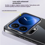 For Xiaomi 17 Pro Case Electroplating PC Phone Back Cover with Camera Lens Protector