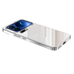 For Xiaomi 17 Pro Case Electroplating PC Phone Back Cover with Camera Lens Protector