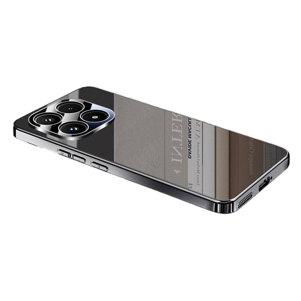 For Xiaomi 17 Case Electroplating PC Phone Back Cover with Camera Lens Protector