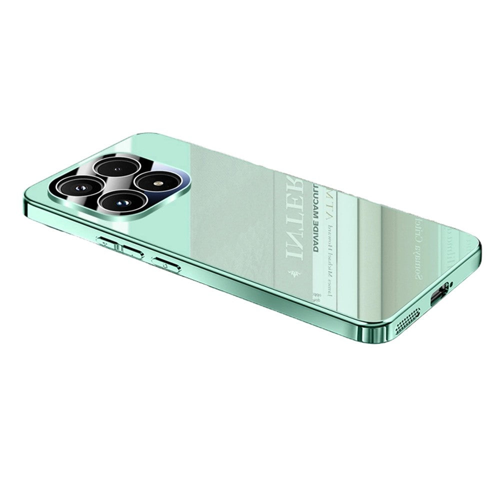 For Xiaomi 17 Case Electroplating PC Phone Back Cover with Camera Lens Protector