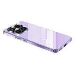 For Xiaomi 17 Case Electroplating PC Phone Back Cover with Camera Lens Protector
