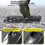 For OnePlus 15 5G Case Electroplating PC Phone Back Cover with Camera Lens Protector