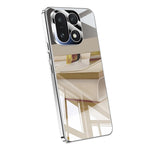 For OnePlus 15 5G Case Electroplating PC Phone Back Cover with Camera Lens Protector