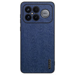 Xiaomi Redmi K90 Pro Max 5G / Poco F8 Ultra-skal Trästruktur PU-läderbelagd PC TPU-mobilskal