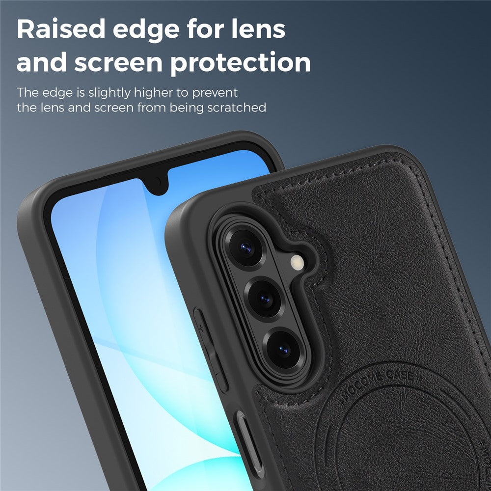Magnetisk cover til Samsung Galaxy A18 5G / A18 4G / A17 5G / A17 4G / A26 5G telefoncover i læder