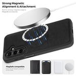 Magnetisk cover til Samsung Galaxy A18 5G / A18 4G / A17 5G / A17 4G / A26 5G telefoncover i læder