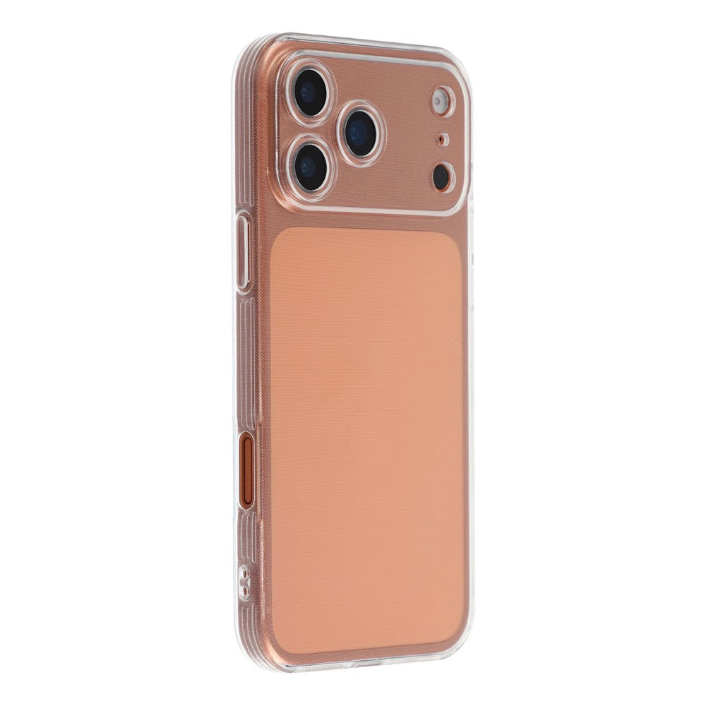 Til iPhone 17 Pro cover Stødsikkert 1,5 mm tykt gennemsigtigt TPU telefoncover