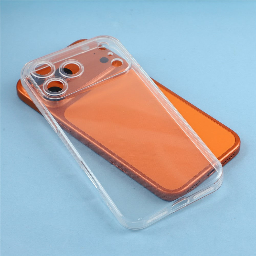 Til iPhone 17 Pro cover Stødsikkert 1,5 mm tykt gennemsigtigt TPU telefoncover
