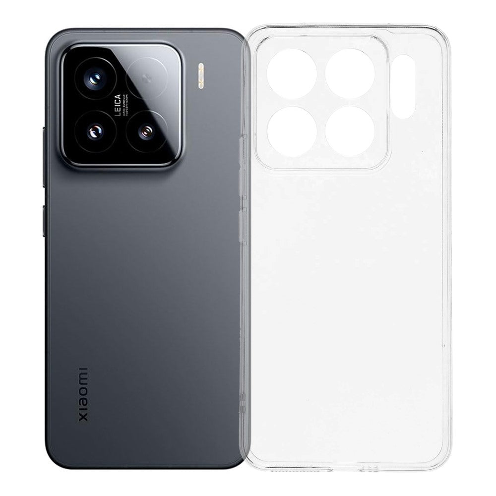 For Xiaomi 15 Pro / 15S Pro Case Shockproof 1.5mm Thickness Clear TPU Phone Cover