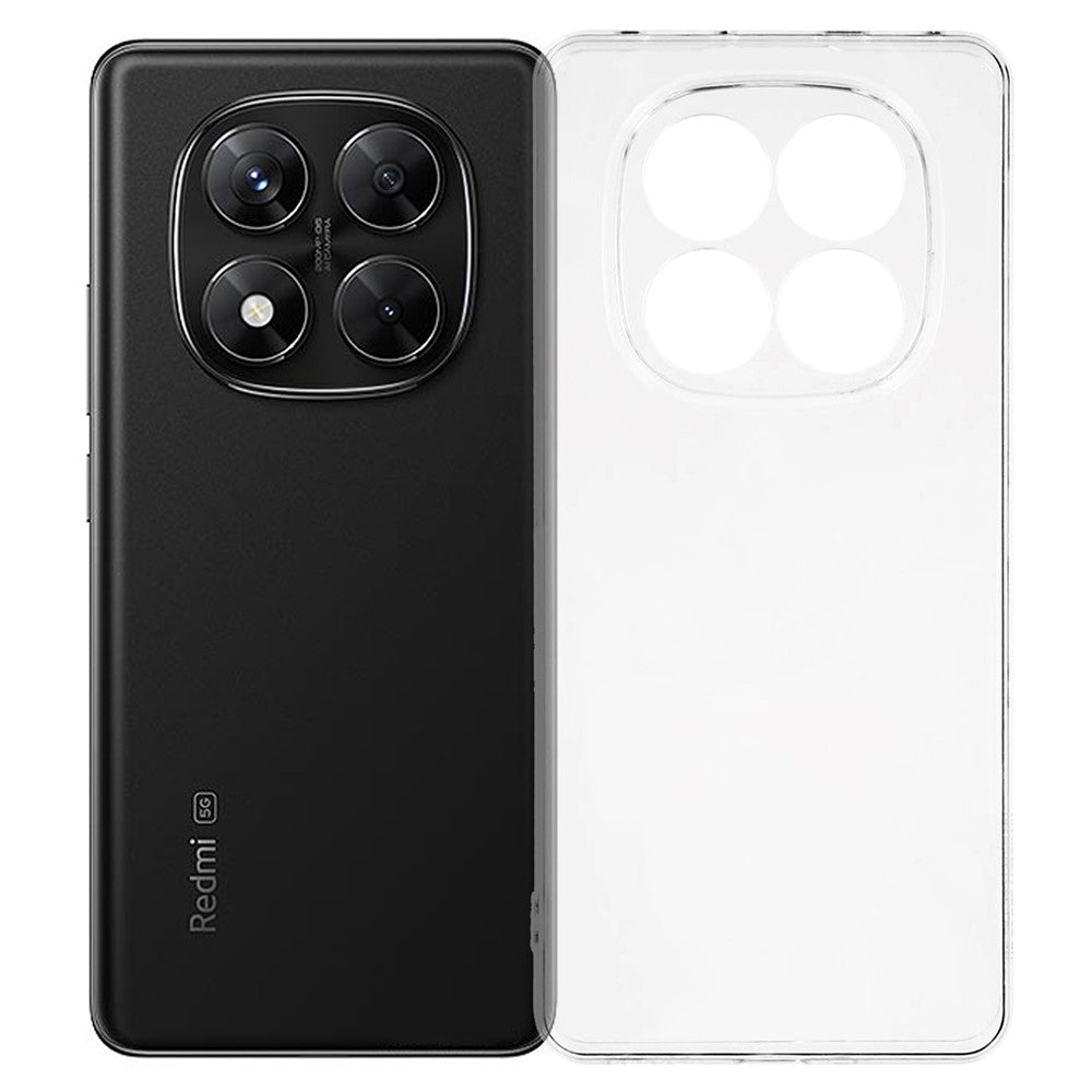 For Xiaomi Redmi Note 14 Pro 5G / Poco X7 5G Case Shockproof 1.5mm Thickness Clear TPU Phone Cover