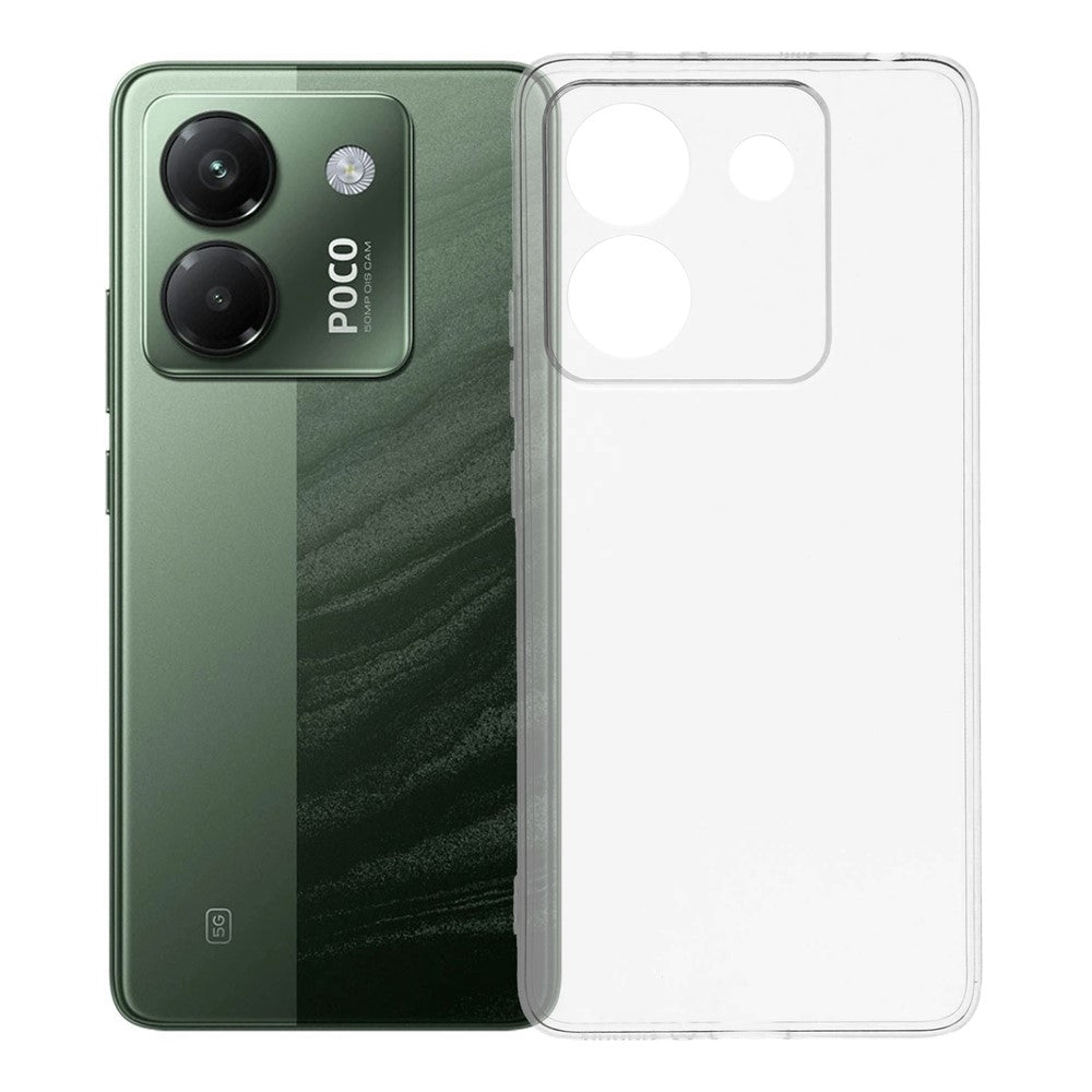 For Xiaomi Poco M7 Pro 5G Case Shockproof 1.5mm Thickness Clear TPU Phone Cover