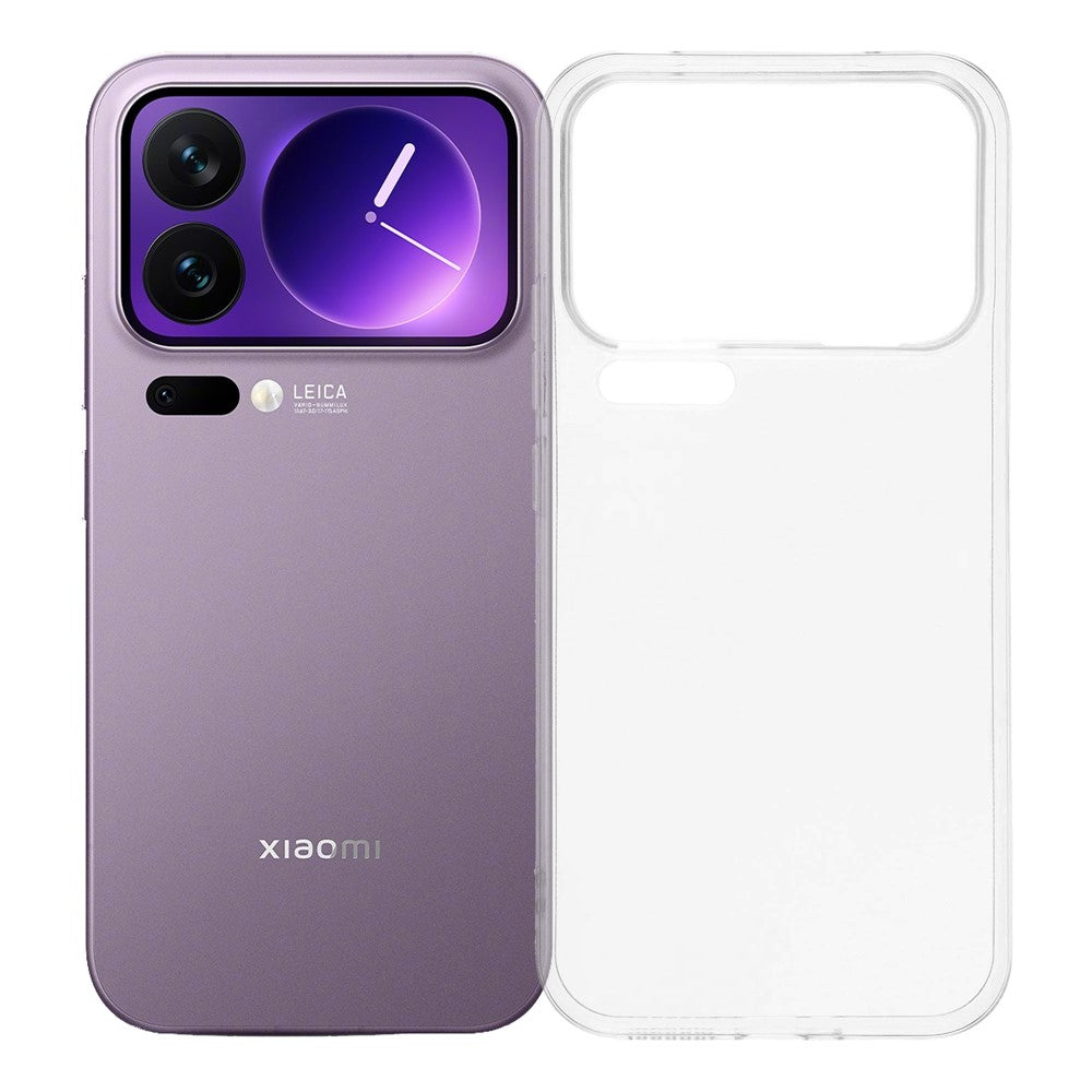 Xiaomi 17 Pro-skal Stötsäkert 1,5 mm tjockt genomskinligt TPU-mobilskal