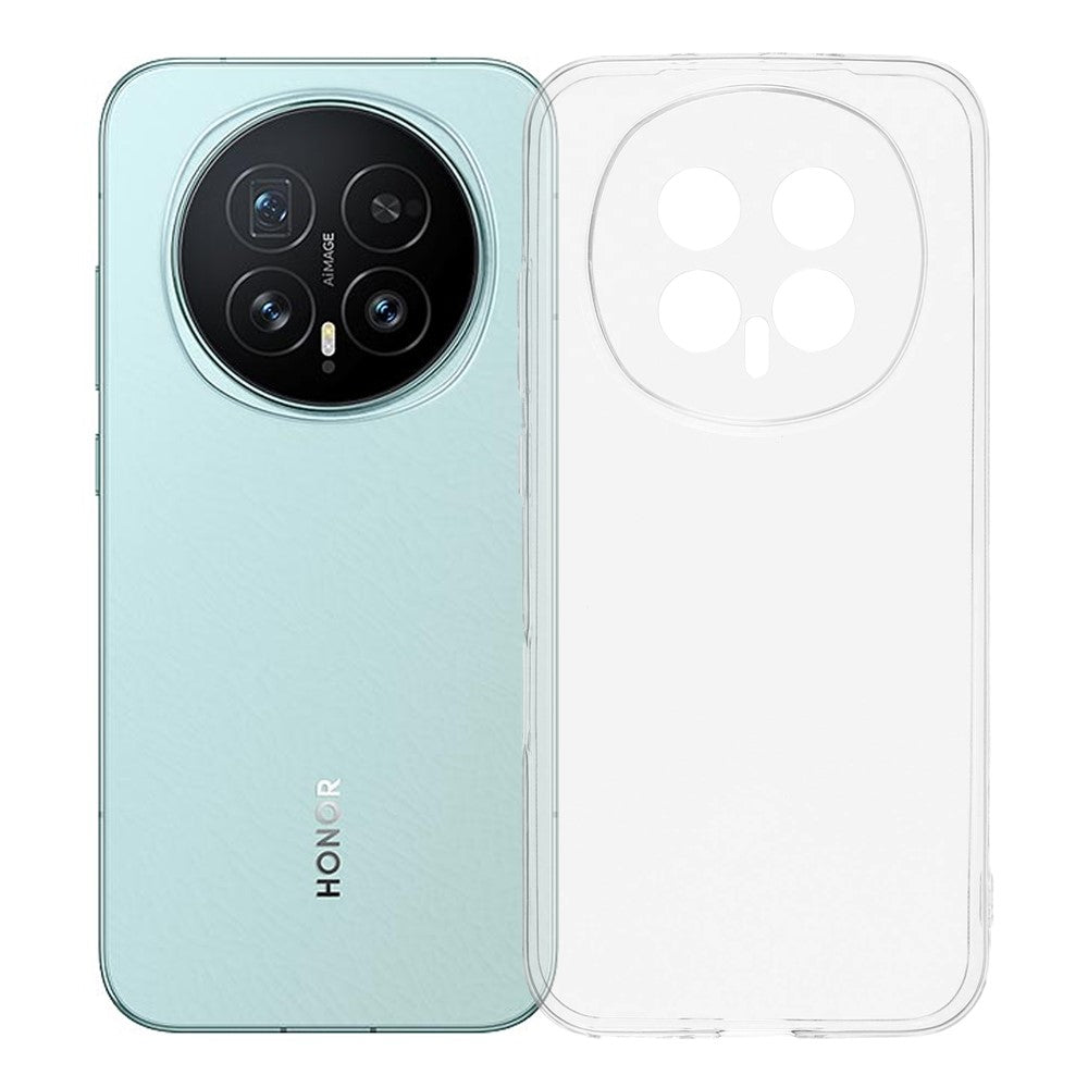 UNITHIN For Honor Magic8 5G Case 0.7mm Clear TPU Anti Drop Phone Cover Precise Cutouts