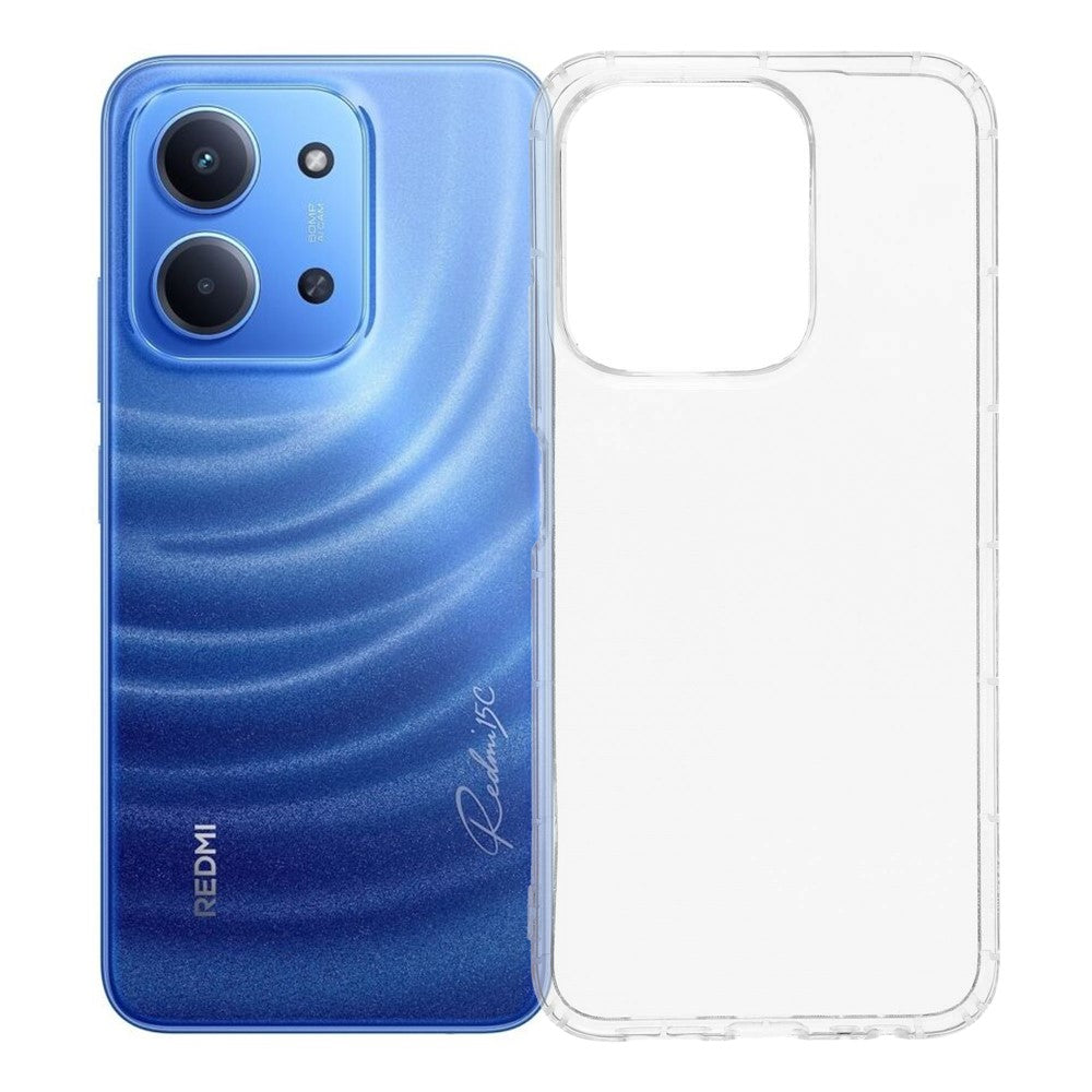 For Xiaomi Redmi 15C 4G (Global) (171mm)  /  Poco C85 4G (171mm) Case Transparent TPU Phone Back Cover Airbag Protection