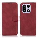 KHAZNEH Skal För OnePlus 15 5G Reptåligt PU-läder Plånboksfodral
