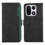 ABEEL For OnePlus 15 5G Case Color Splicing Leather Flip Phone Cover RFID Blocking