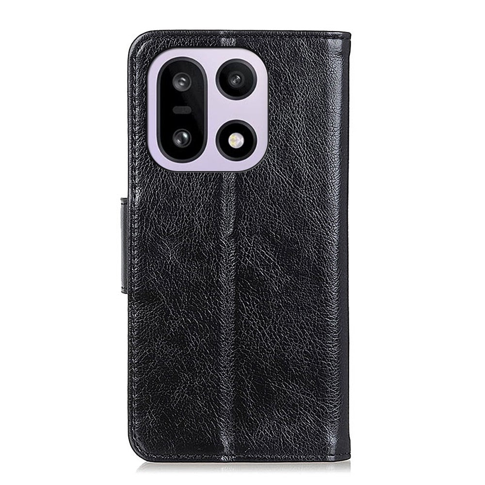 For OnePlus 15 5G Case Nappa Texture Split Leather Wallet Phone Cover