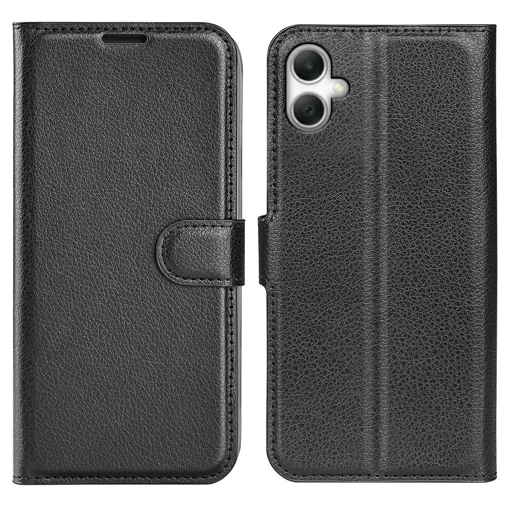 AMORUS For Samsung Galaxy A08 5G / A08 4G / A07 4G / A07s 4G / F07 4G / M07 4G Wallet Case Litchi Texture Shockproof Leather Flip Stand Phone Cover