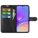 AMORUS For Samsung Galaxy A08 5G / A08 4G / A07 4G / A07s 4G / F07 4G / M07 4G Wallet Case Litchi Texture Shockproof Leather Flip Stand Phone Cover