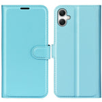 AMORUS For Samsung Galaxy A08 5G / A08 4G / A07 4G / A07s 4G / F07 4G / M07 4G Wallet Case Litchi Texture Shockproof Leather Flip Stand Phone Cover