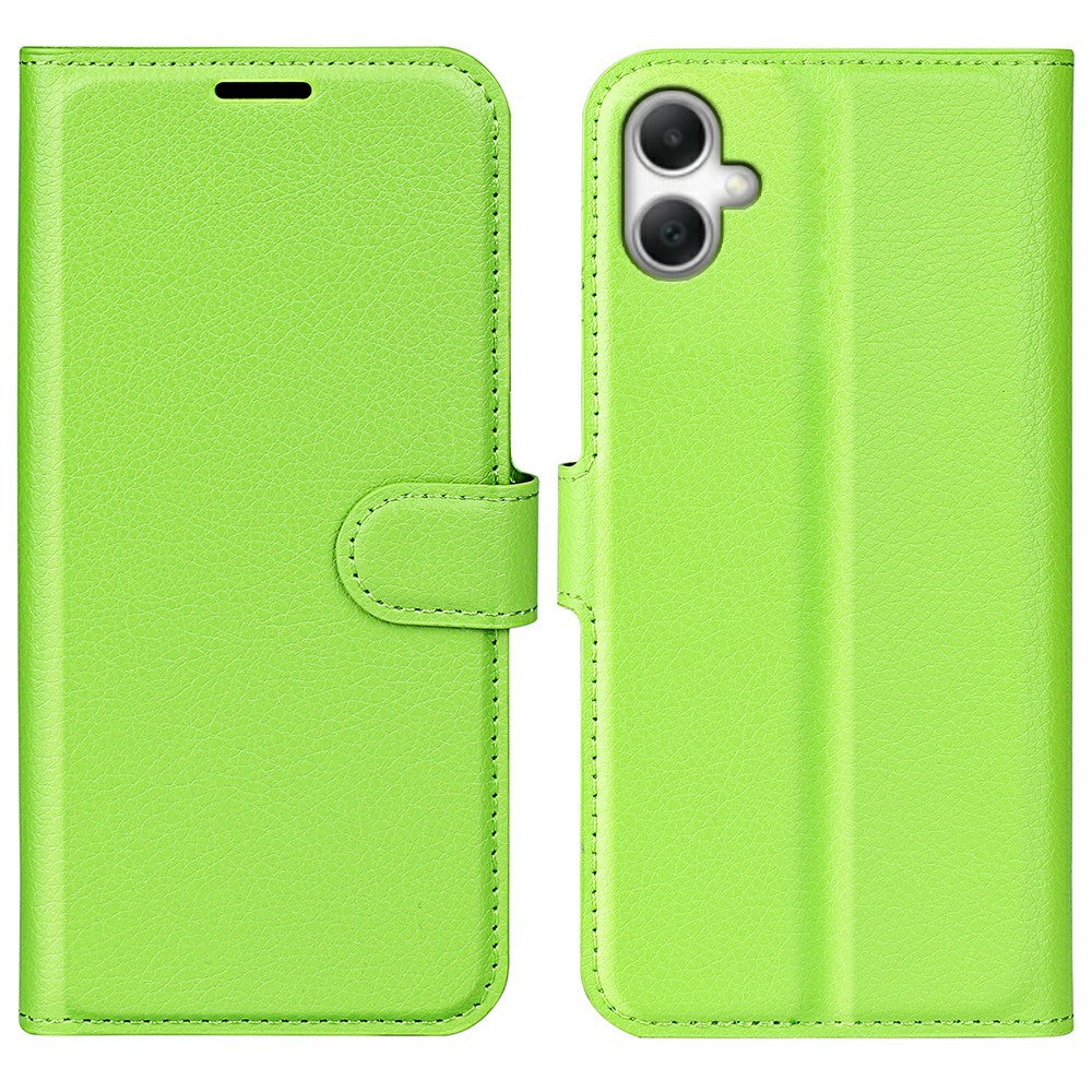 AMORUS For Samsung Galaxy A08 5G / A08 4G / A07 4G / A07s 4G / F07 4G / M07 4G Wallet Case Litchi Texture Shockproof Leather Flip Stand Phone Cover