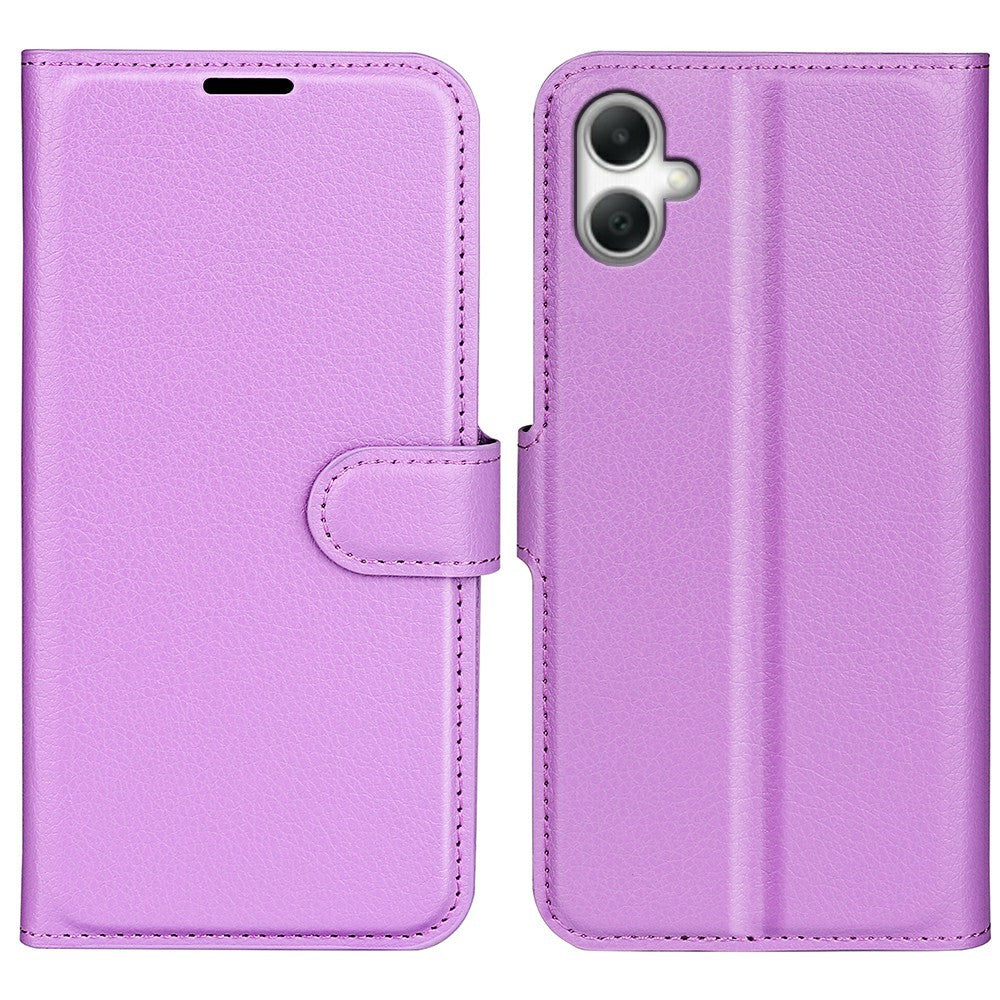 AMORUS For Samsung Galaxy A08 5G / A08 4G / A07 4G / A07s 4G / F07 4G / M07 4G Wallet Case Litchi Texture Shockproof Leather Flip Stand Phone Cover