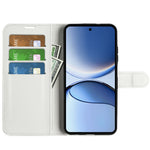 AMORUS pung-etui til Xiaomi Poco F7 5G / Redmi Turbo 4 Pro 5G, stødsikkert flip-telefoncover i læder med litchi-tekstur og stander