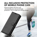 AMORUS For Samsung Galaxy S25 FE Wallet Case Litchi Texture Shockproof Leather Flip Stand Phone Cover