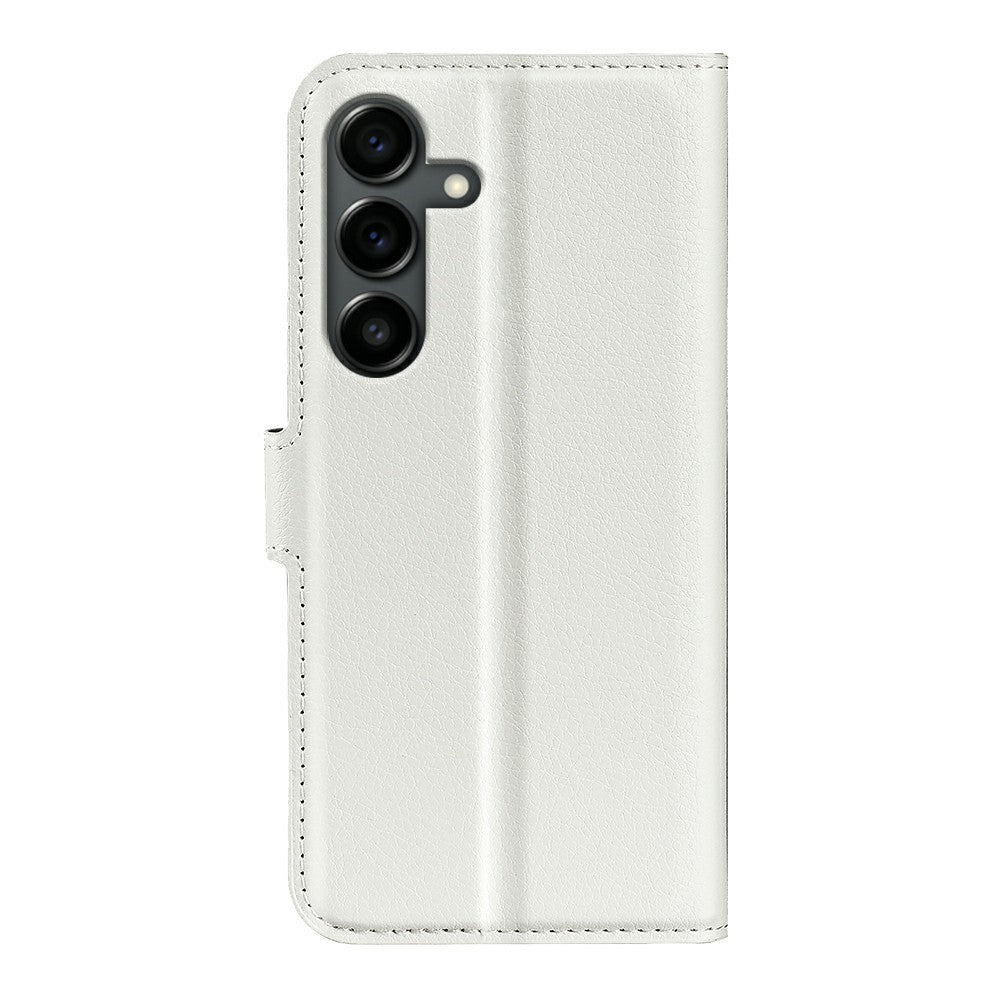 AMORUS For Samsung Galaxy S25 FE Wallet Case Litchi Texture Shockproof Leather Flip Stand Phone Cover