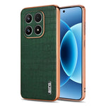 AZNS For Xiaomi 17 Case Electroplating Crocodile Texture PU + TPU Phone Cover
