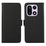ABEEL For OnePlus 15 5G Case Litchi Texture Leather RFID Blocking Phone Cover