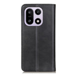 OnePlus 15 5G-skal i splitläder med flip-flip-plånbok