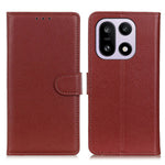 For OnePlus 15 5G Wallet Case PU Leather Phone Cover Litchi Texture