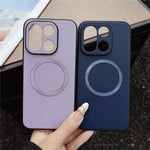 For OnePlus 15 5G Magnetic Case Litchi Texture PU Leather + TPU Phone Back Cover