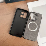 OnePlus 15 5G Magnetiskt Skal Fallsäkert TPU + Tyg Baksida mobilskydd