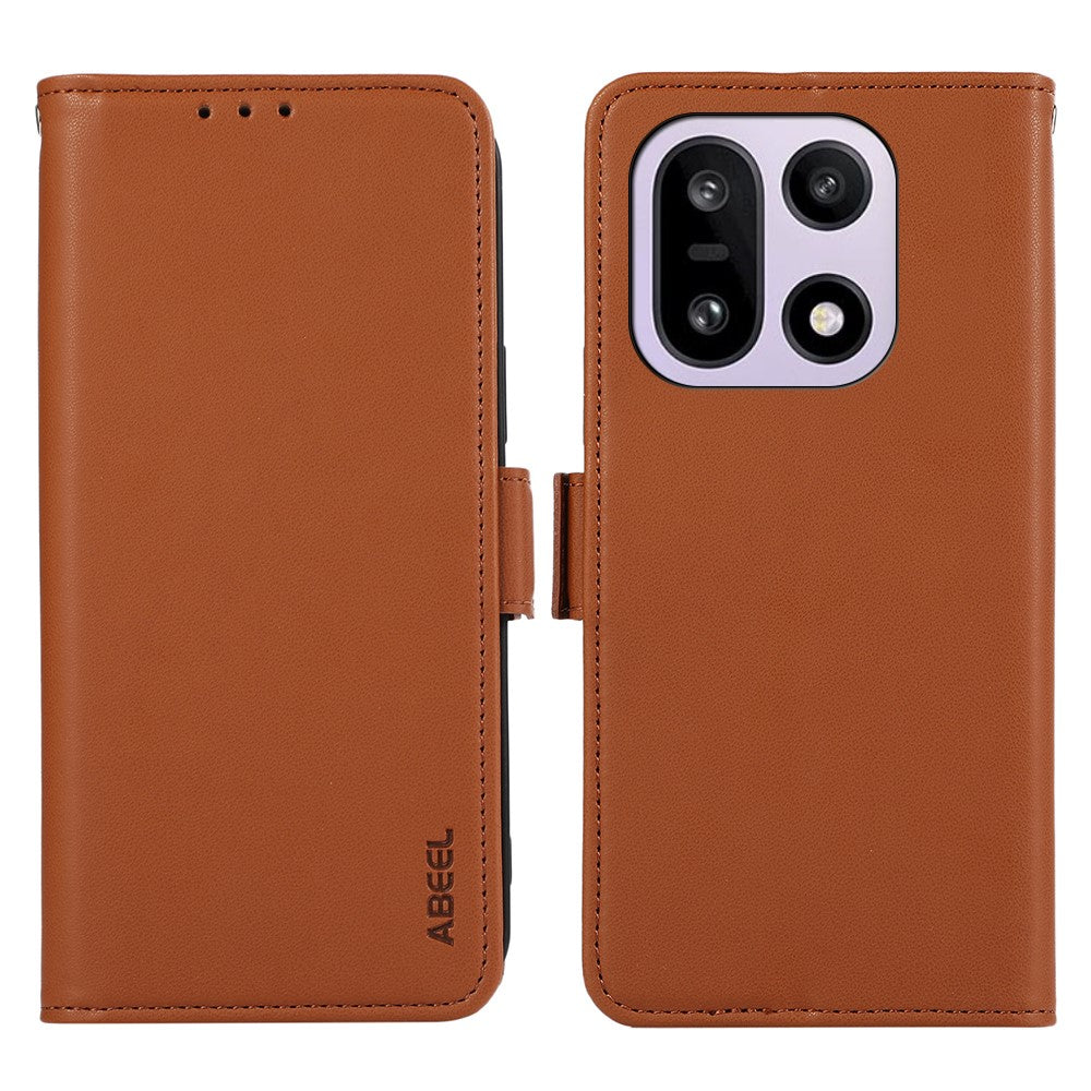 ABEEL For OnePlus 15 5G Case Leather Phone Cover with RFID Blocking Wallet