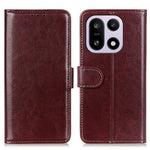 For OnePlus 15 5G Case Crazy Horse Texture PU Leather Phone Stand Cover