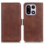 For OnePlus 15 5G Case Stand Cowhide Texture PU Leather Phone Cover