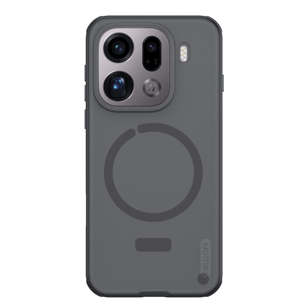NILLKIN Super Frosted Shield Pro for Oppo Find X9 Pro 5G Magnetic Case Matte PC TPU Clear Black Phone Back Cover