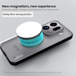 NILLKIN Super Frosted Shield Pro for Oppo Find X9 Pro 5G Magnetic Case Matte PC TPU Clear Black Phone Back Cover