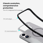 NILLKIN Super Frosted Shield Pro for Oppo Find X9 Pro 5G Magnetic Case Matte PC TPU Clear Black Phone Back Cover
