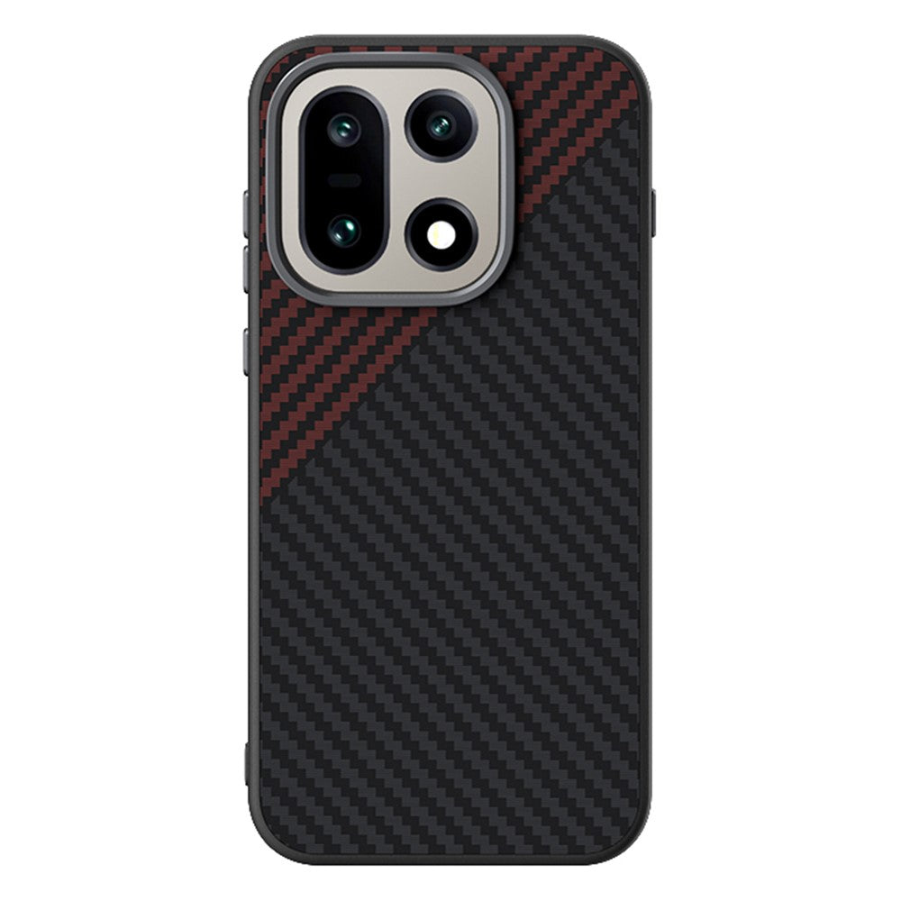 ABEEL For OnePlus 15 5G Magnetic Case Wide Carbon Fiber Texture Back Cover